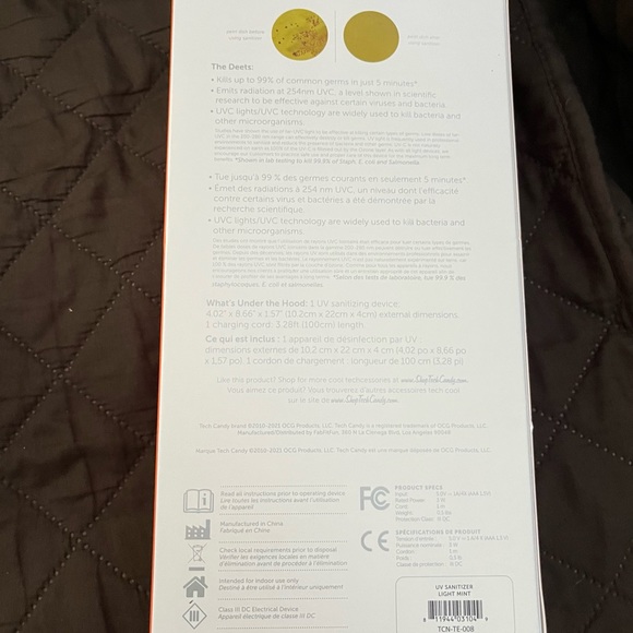 Tech Candy UV Sanitizer - Picture 3 of 5
